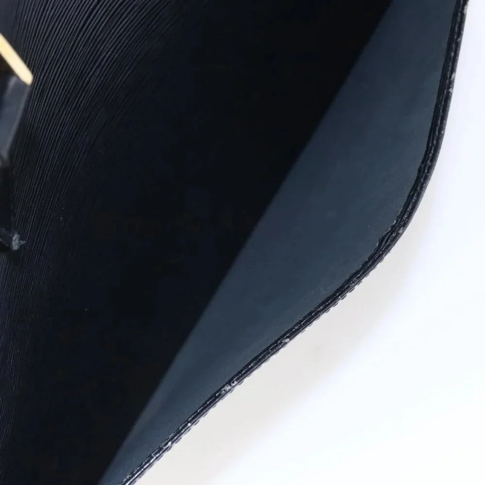 LOUIS VUITTON Epi Sorbonne Business Bag Black M54512 LV Auth ep11032